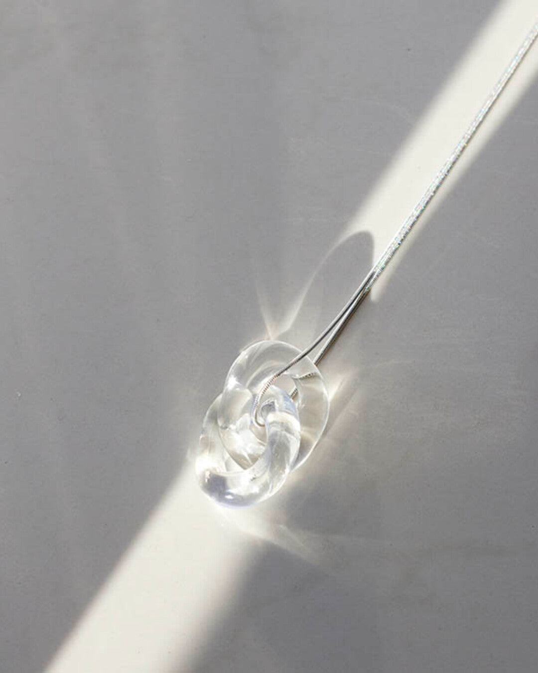 Handmade glass necklace - SiO2 Glass Jewelry