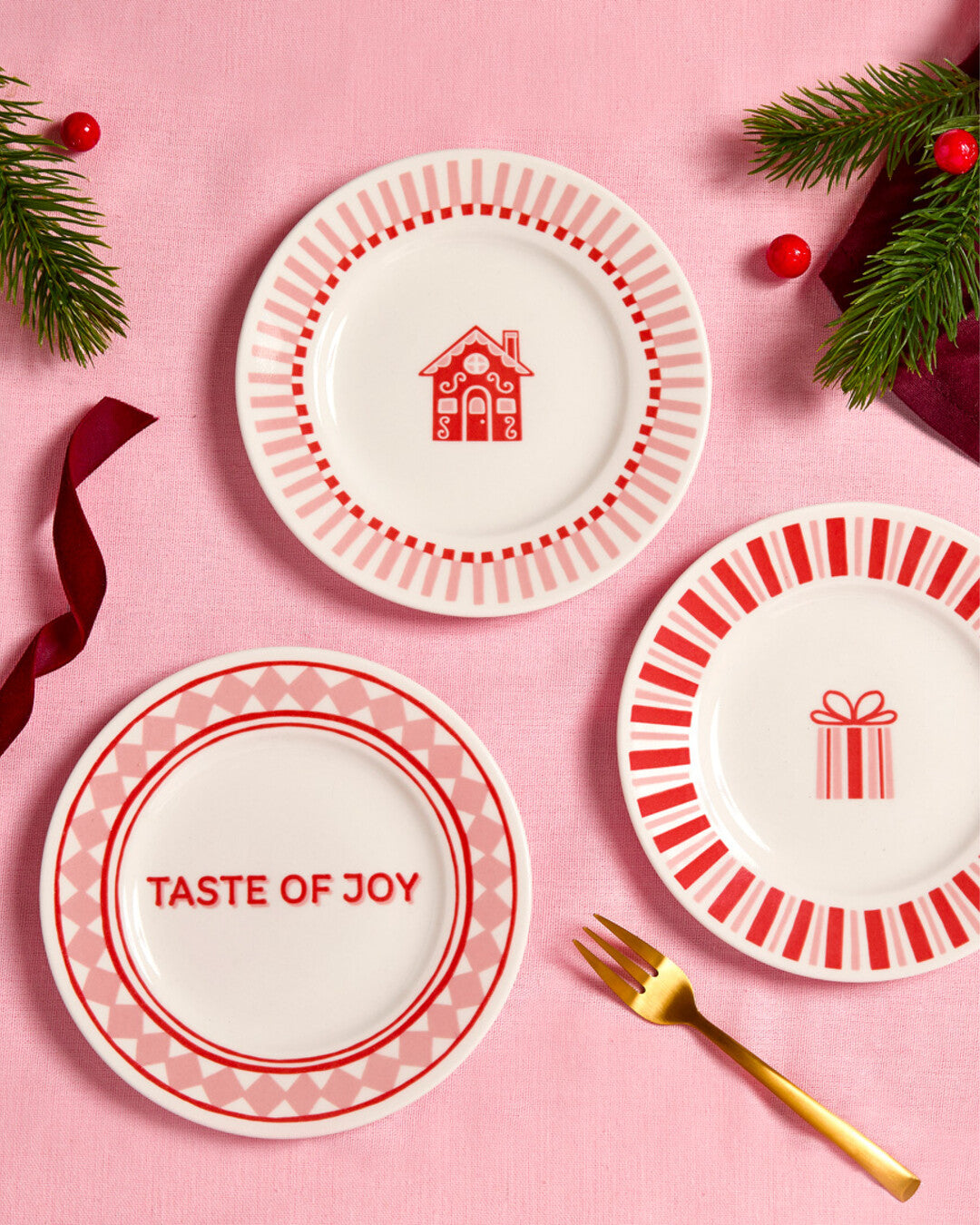 TA-DAAN x Poke House capsule collection - dessert plate bundle - Set of 3