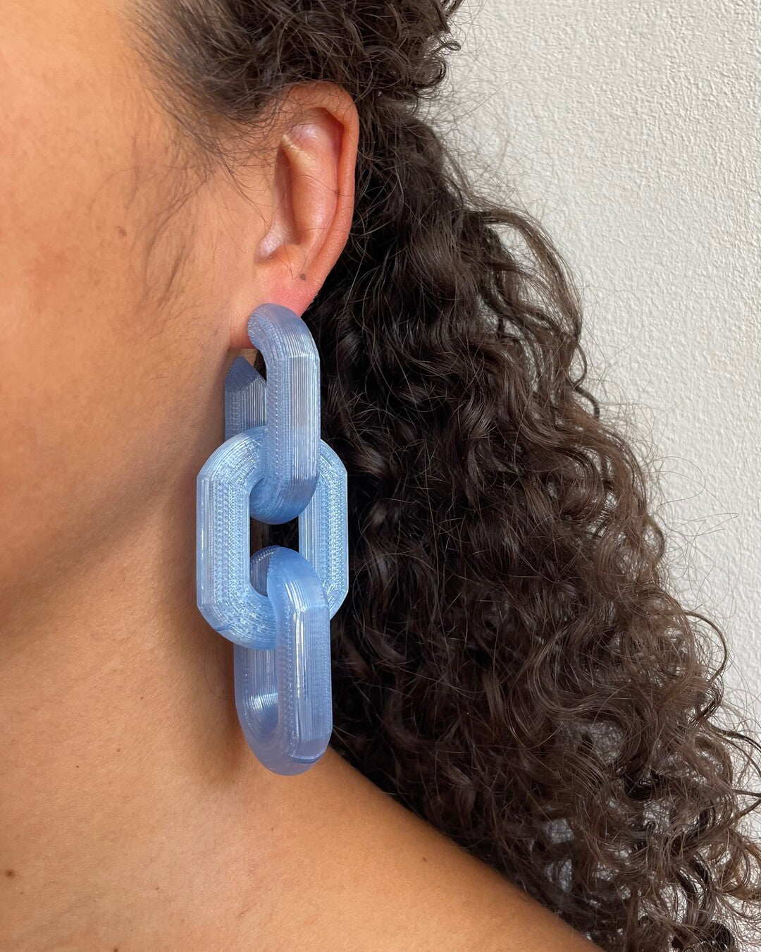 Chaîne (L) Boucles d'oreilles 6PCS