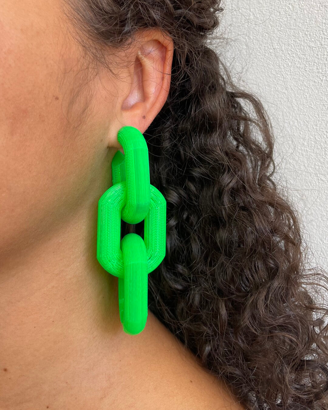 Chaîne (L) Boucles d'oreilles 6PCS