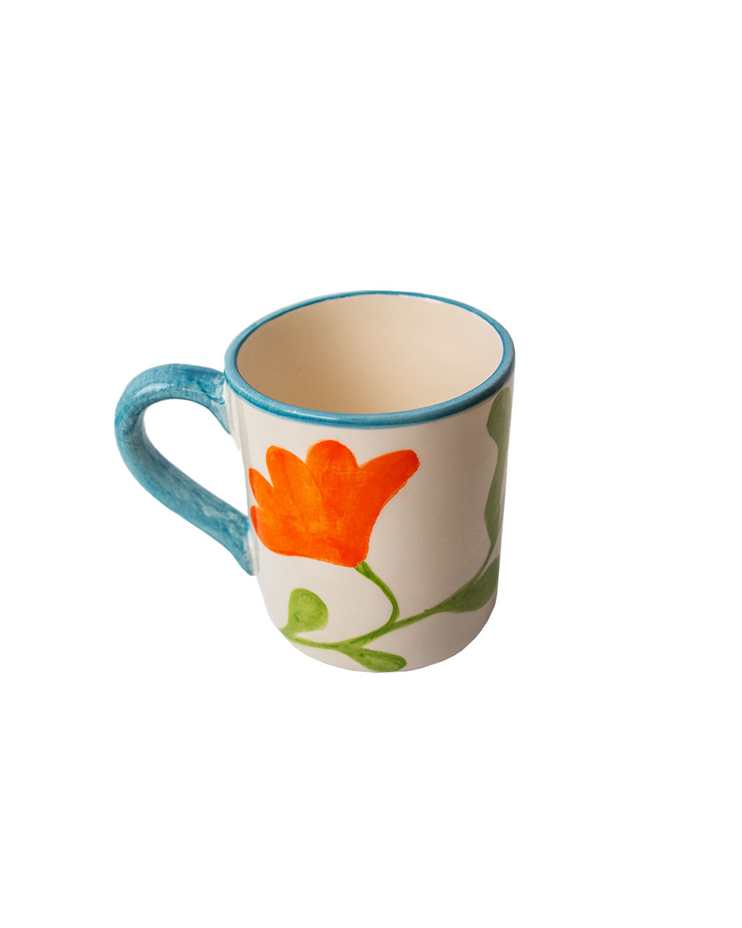 Ceramic handmade mug flower - Rose Balimba