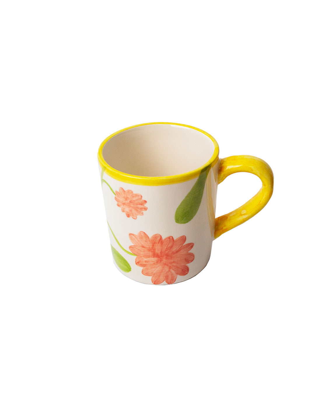 Ceramic handmade mug flower - Rose Balimba