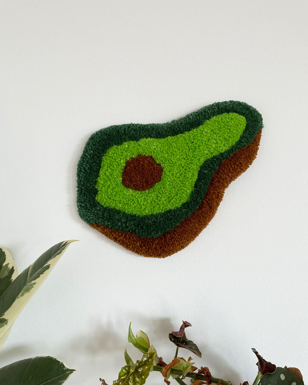 Holy Guacamole! Avocado Rug tufting Rugburn