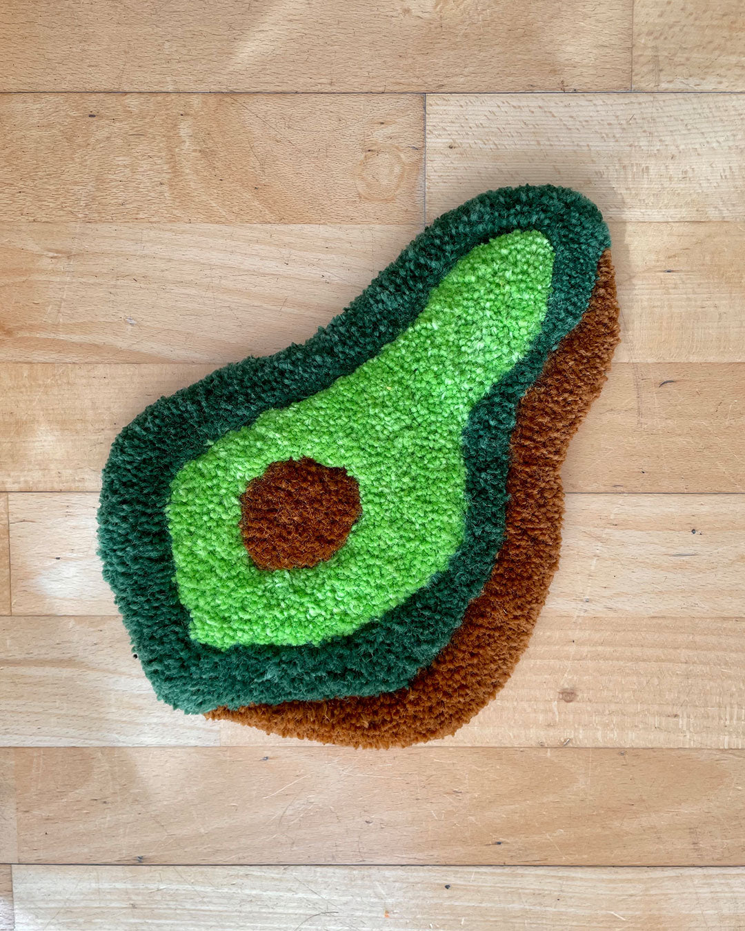 Holy Guacamole! Avocado Rug tufting Rugburn