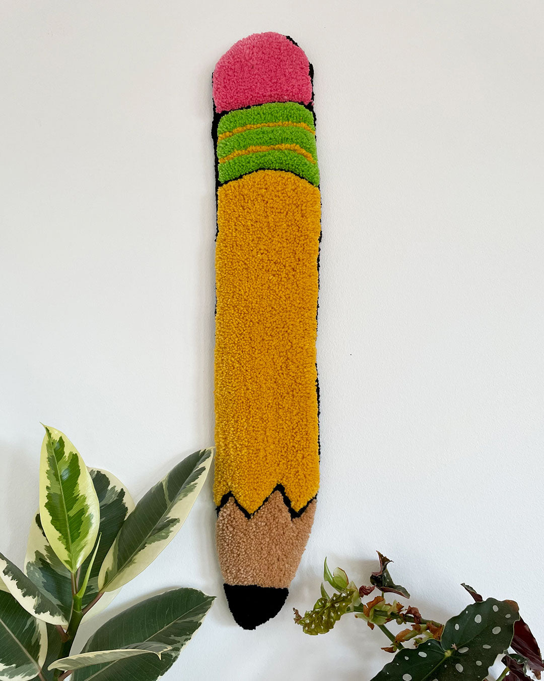 Ticonderoga No. 2 Yellow Pencil Rug tufting Rugburn