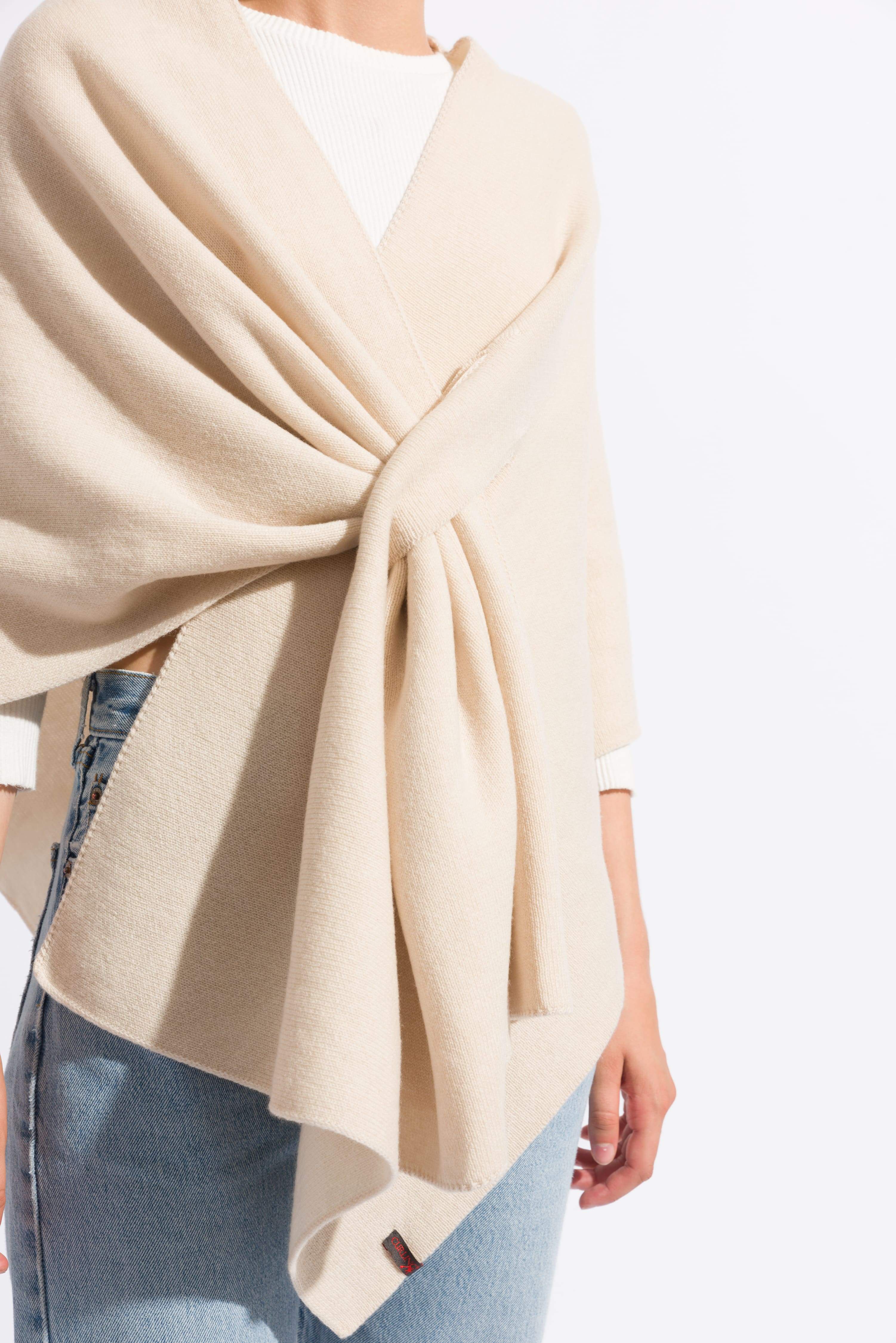 Firenze cashmere poncho