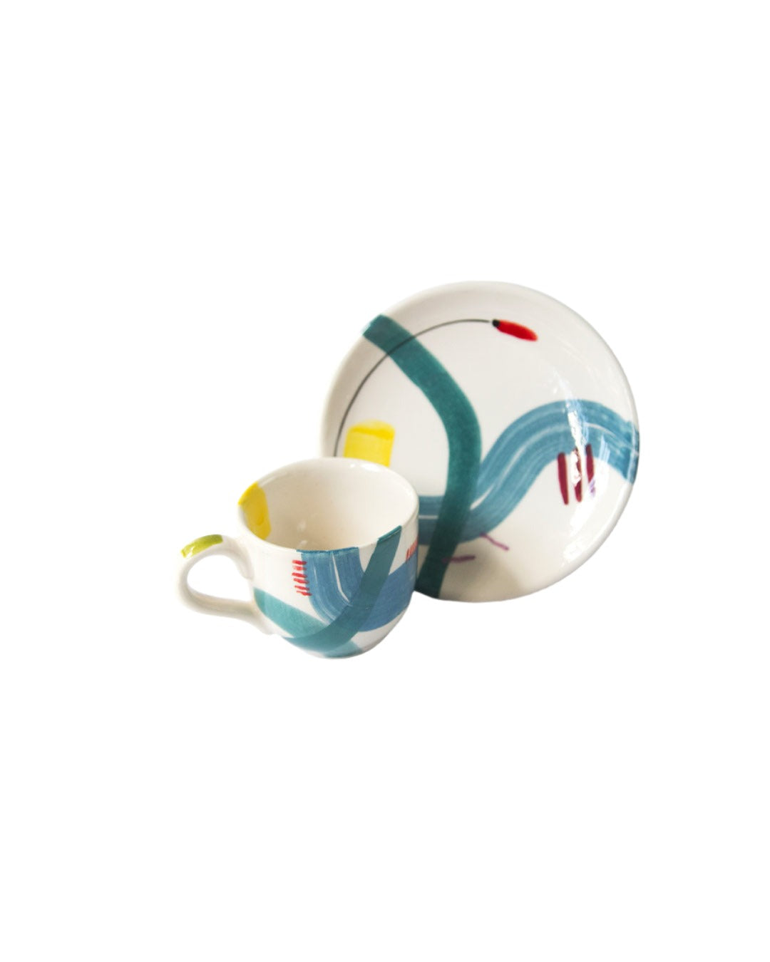 Hand-painted coffe cup - Martina Zena