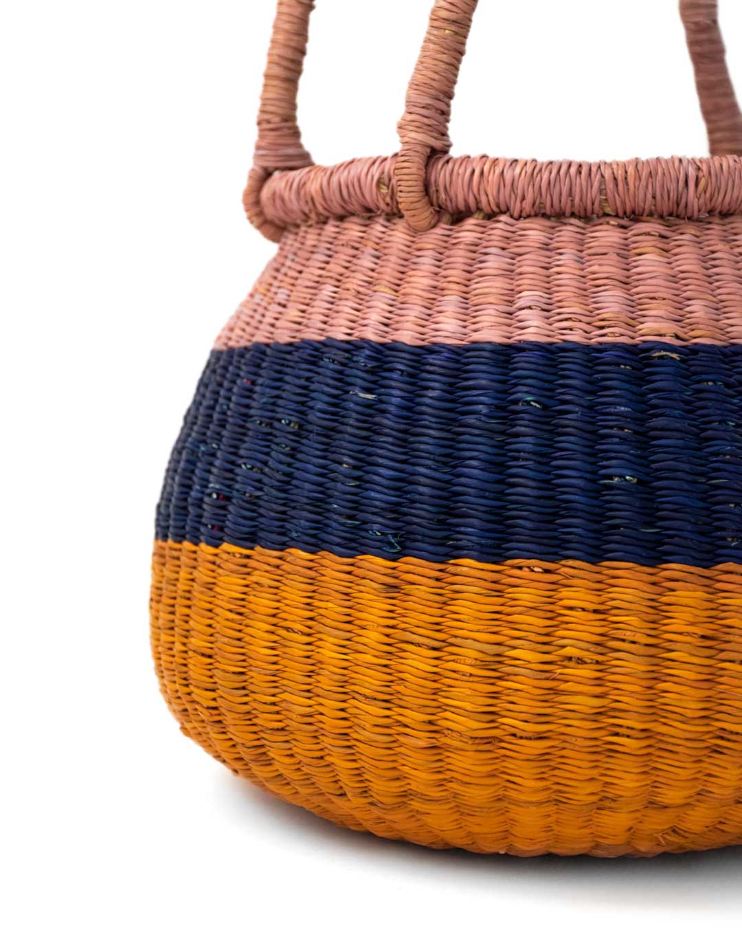 Bolo Colour Block Basket With Handles Aketekete
