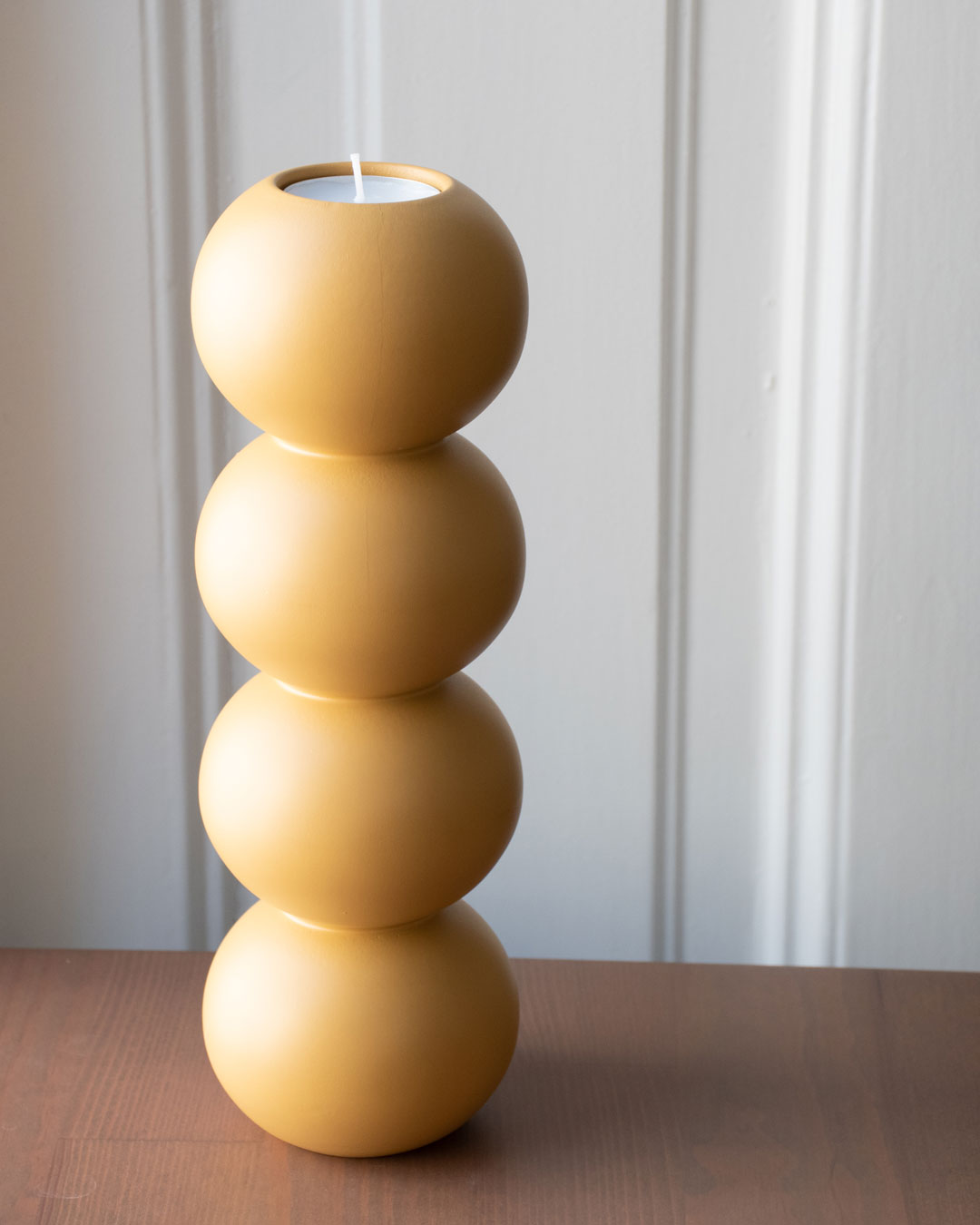 Candleholder-2-in-1-stack yellow amb