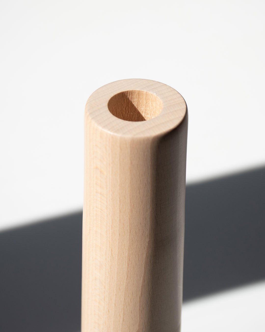Candleholder-Cone-high natural close up