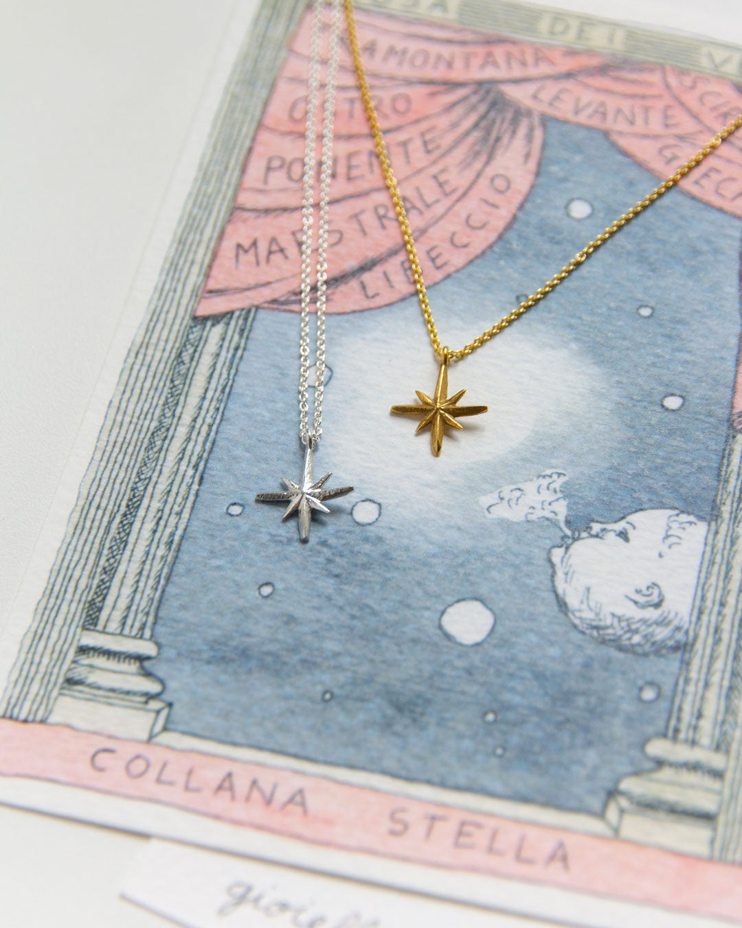 Windrose necklace