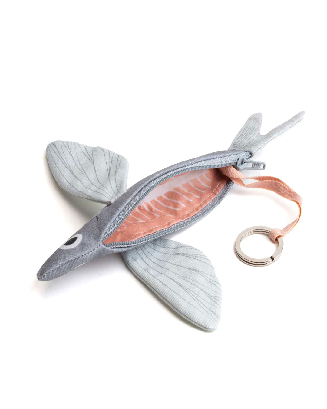 fish shaped case keychain