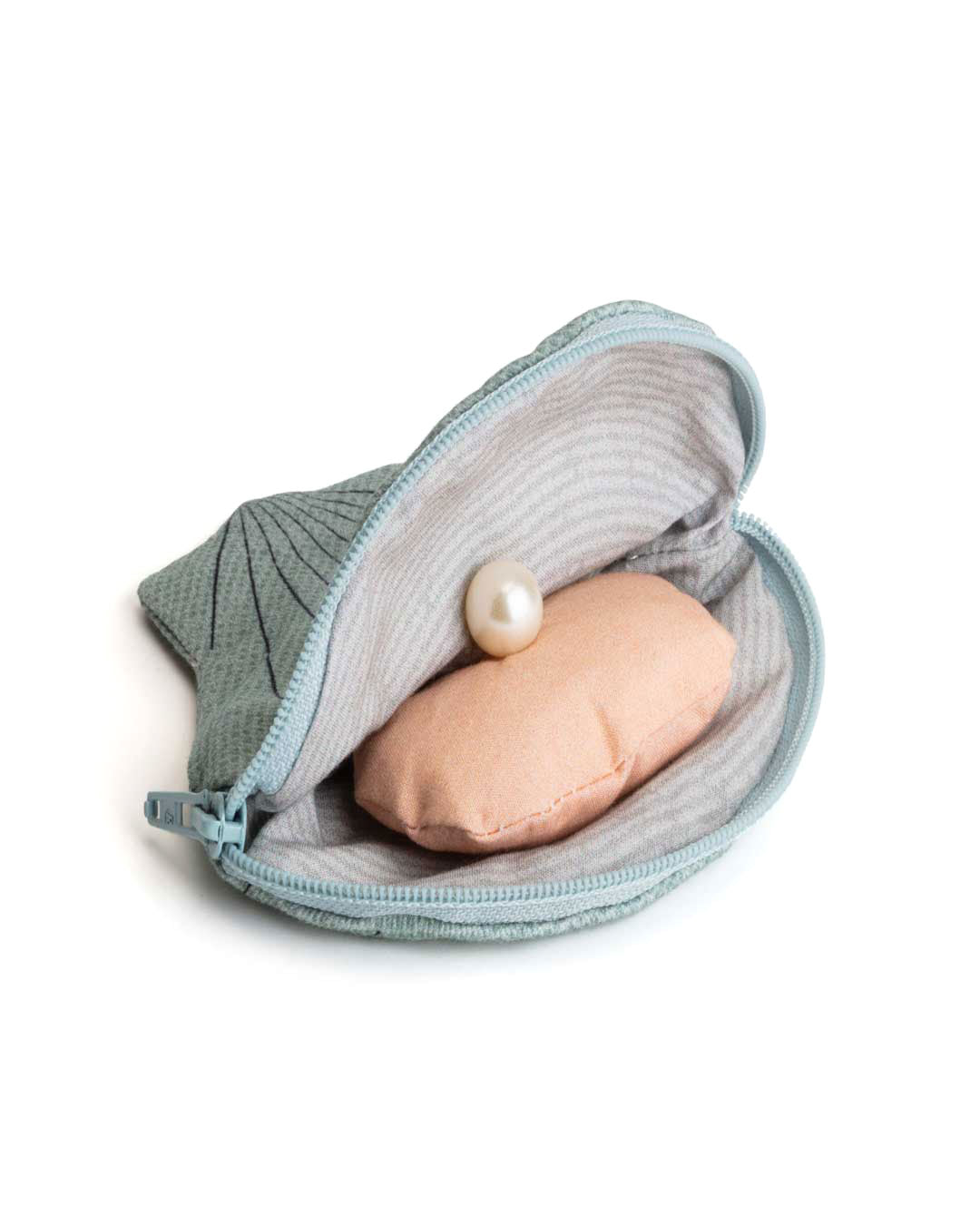 oyster shaped purse