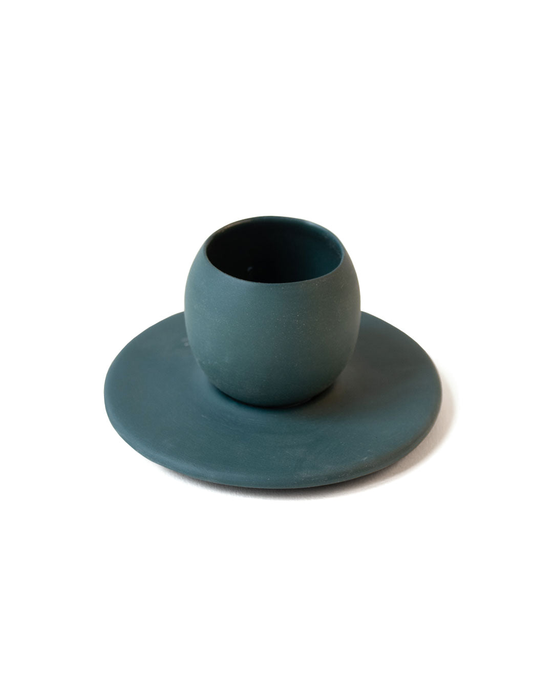 Matte Cup & Saucer Ensemble