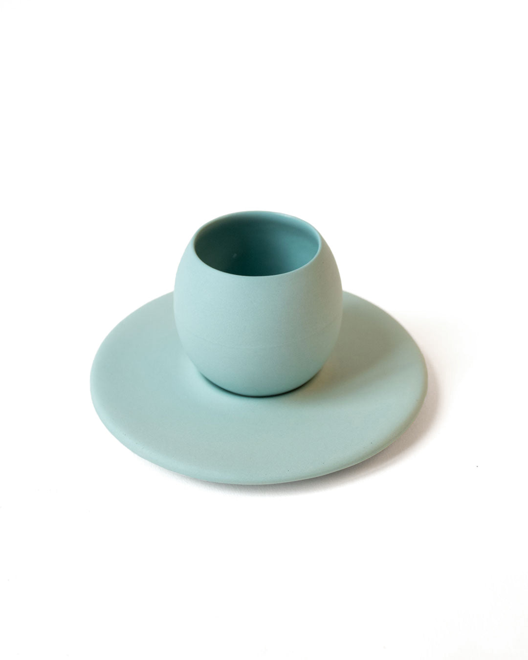 Matte Cup & Saucer Ensemble