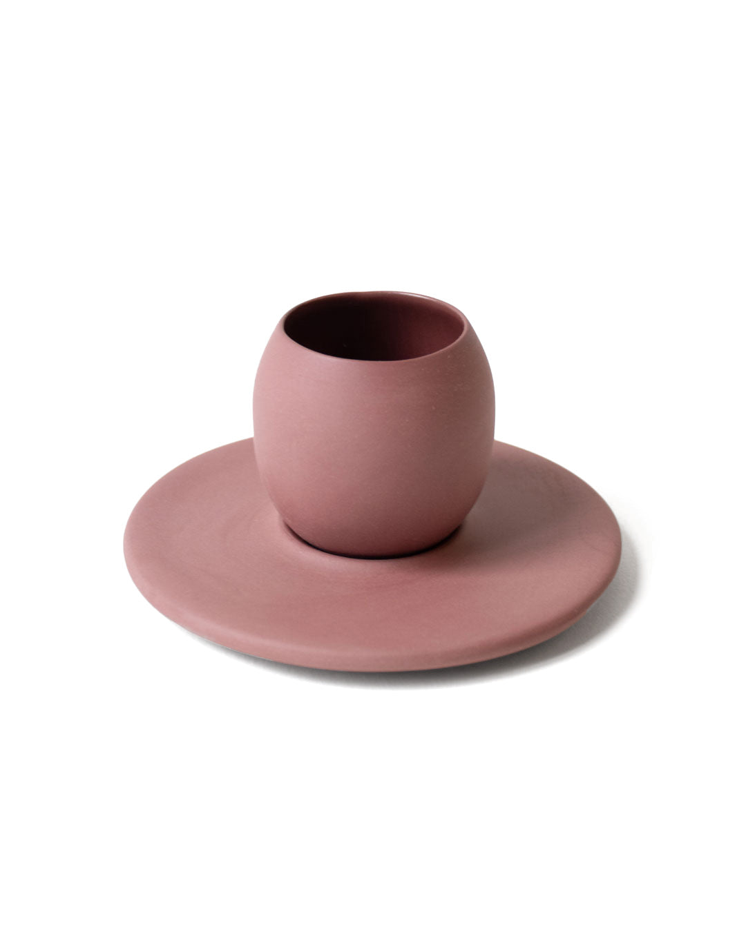Matte Cup & Saucer Ensemble