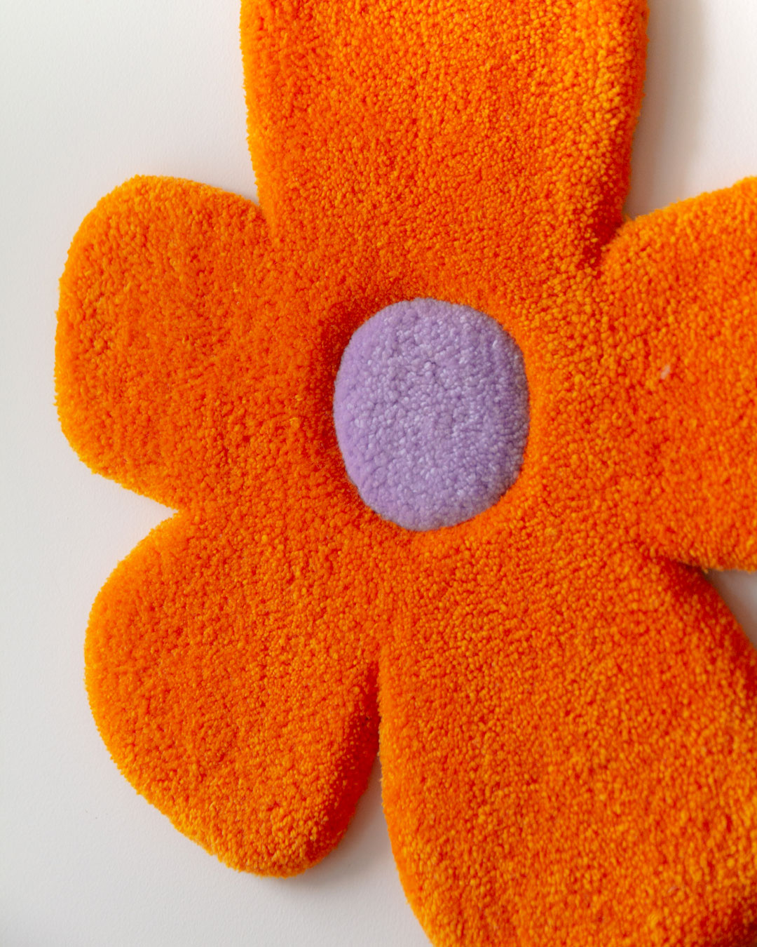 Tufted Flower - Orange Lilac