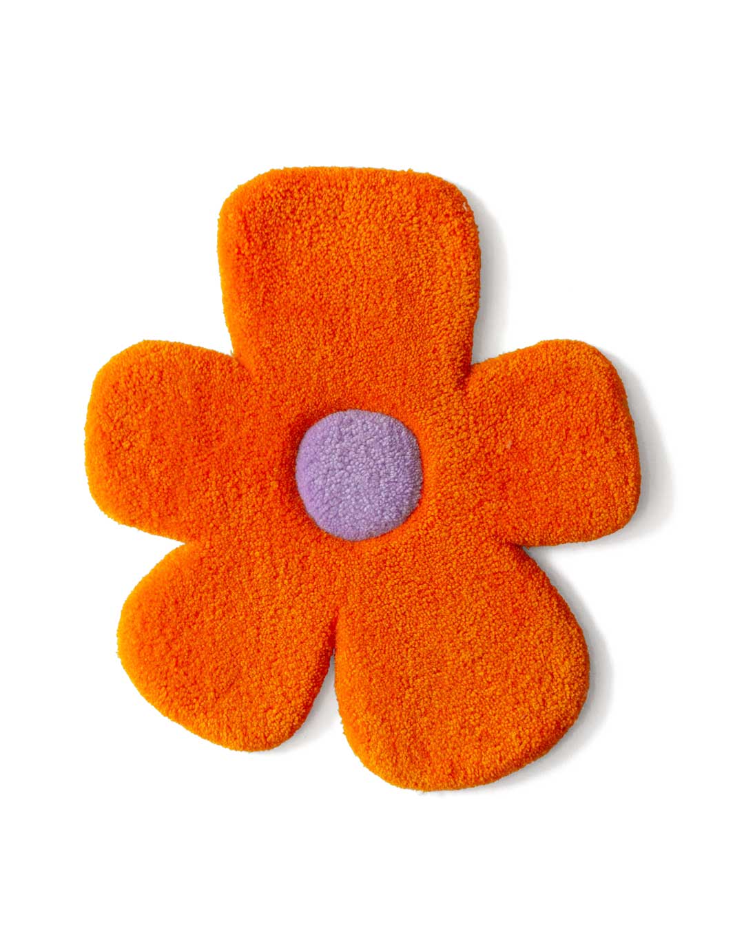 Tufted Flower - Orange Lilac Rug