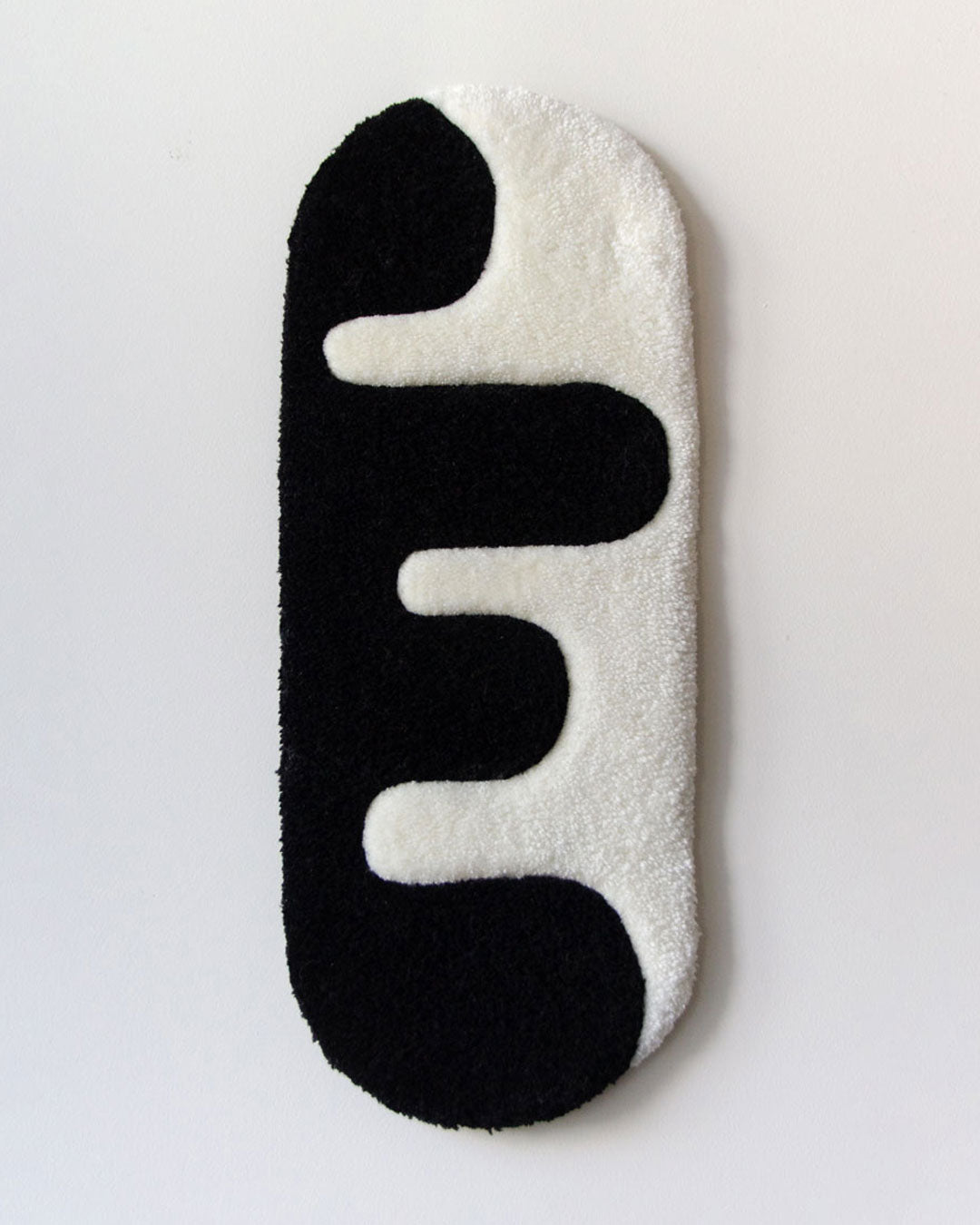 Lava trapuntata - bianco nero