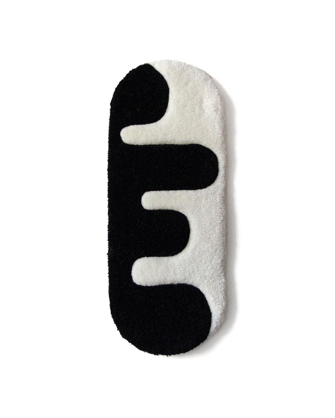 Lava trapuntata - bianco nero