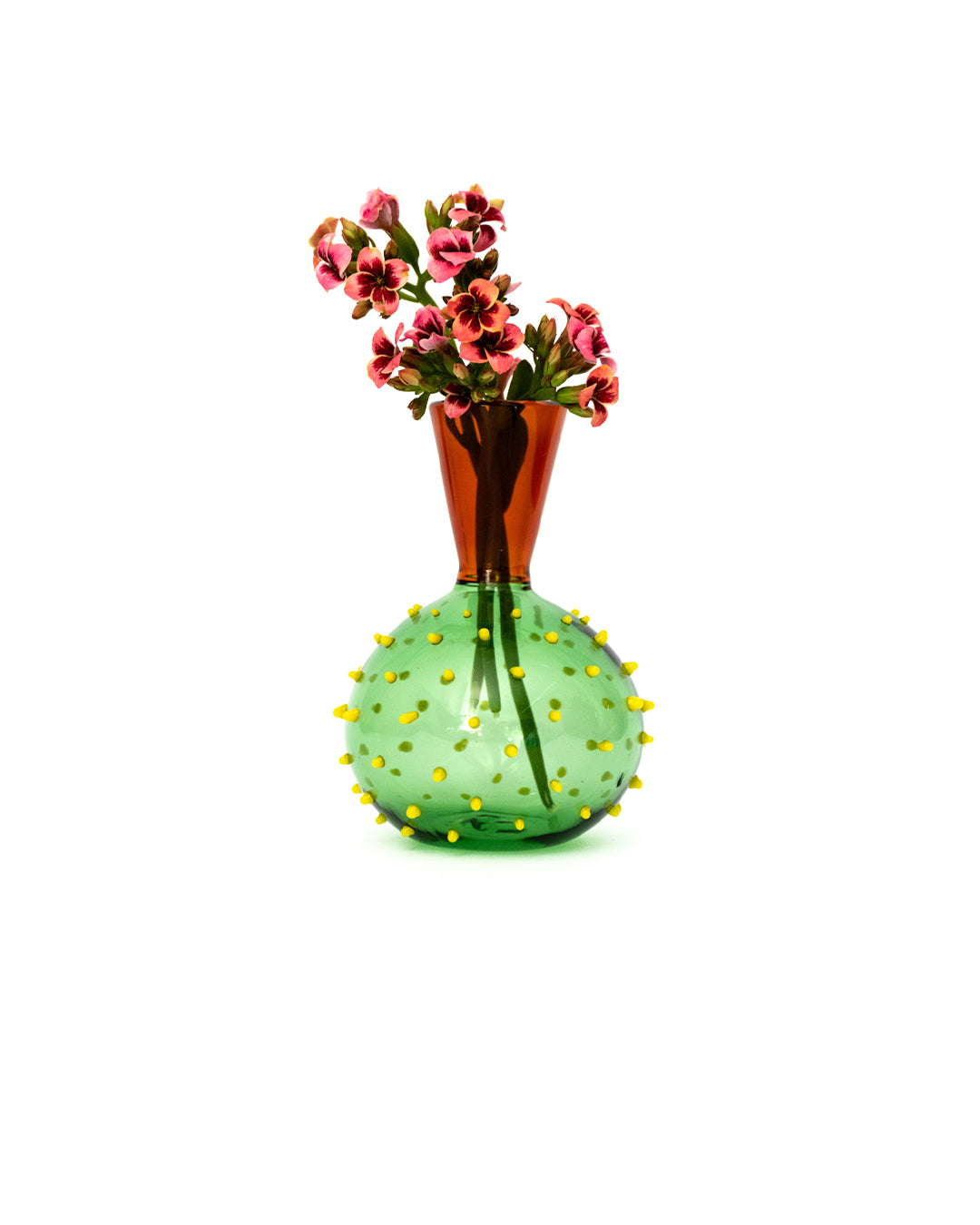 VAse B Green Ambre