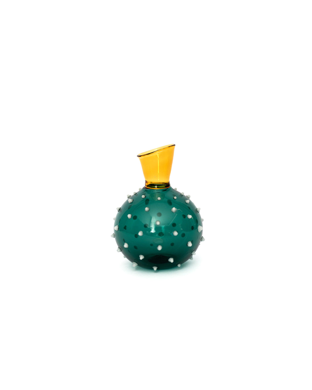 Vase B Dark Green Yellow