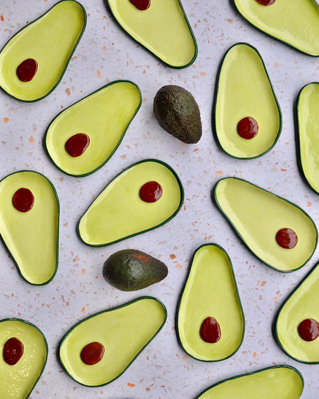 Elisa Ceramics - Avocado spoon rest