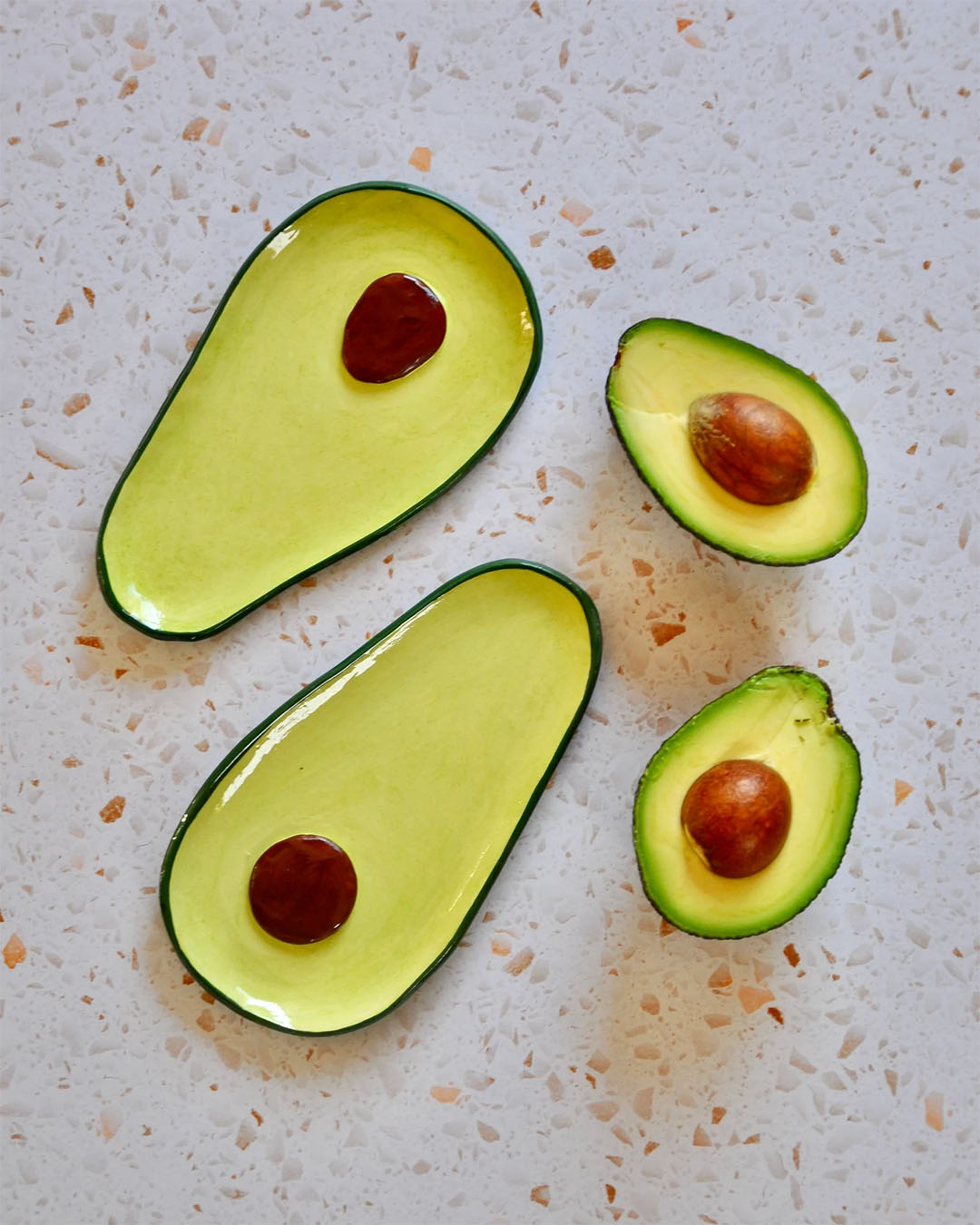 Elisa Ceramics - Avocado spoon rest