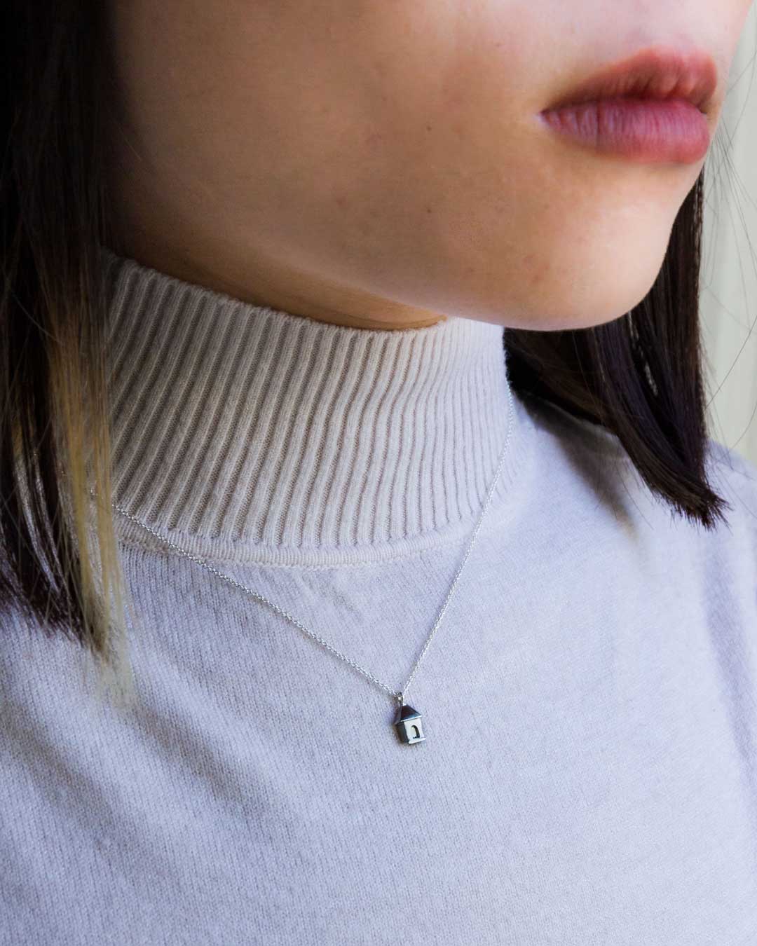 House shape necklace