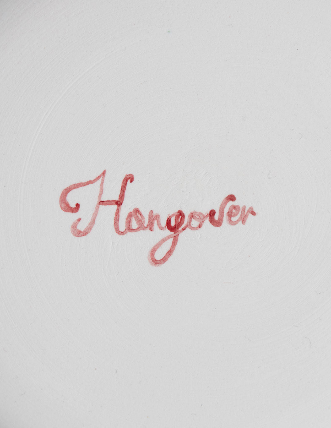 Hangover plate