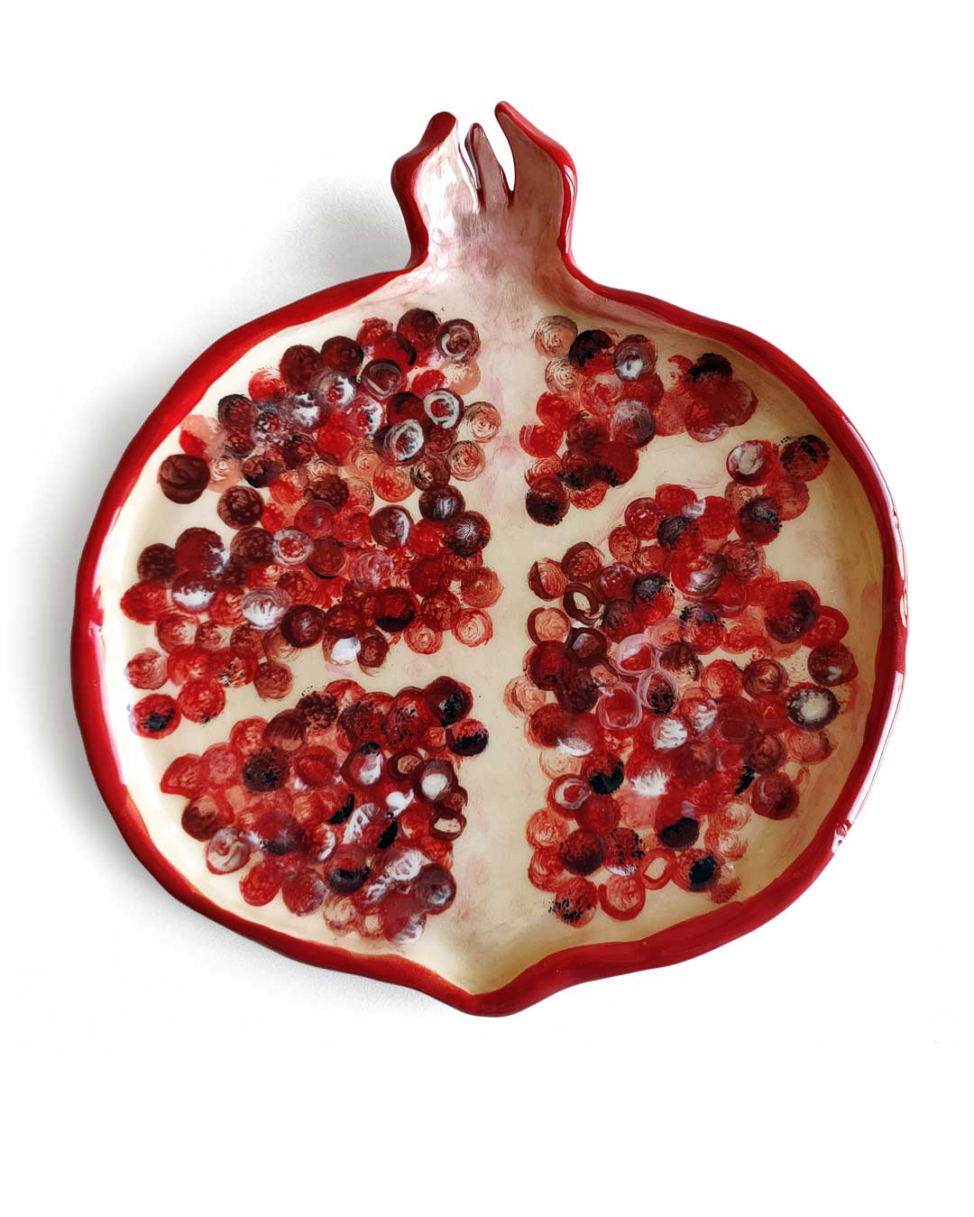 Large pomegranate plate