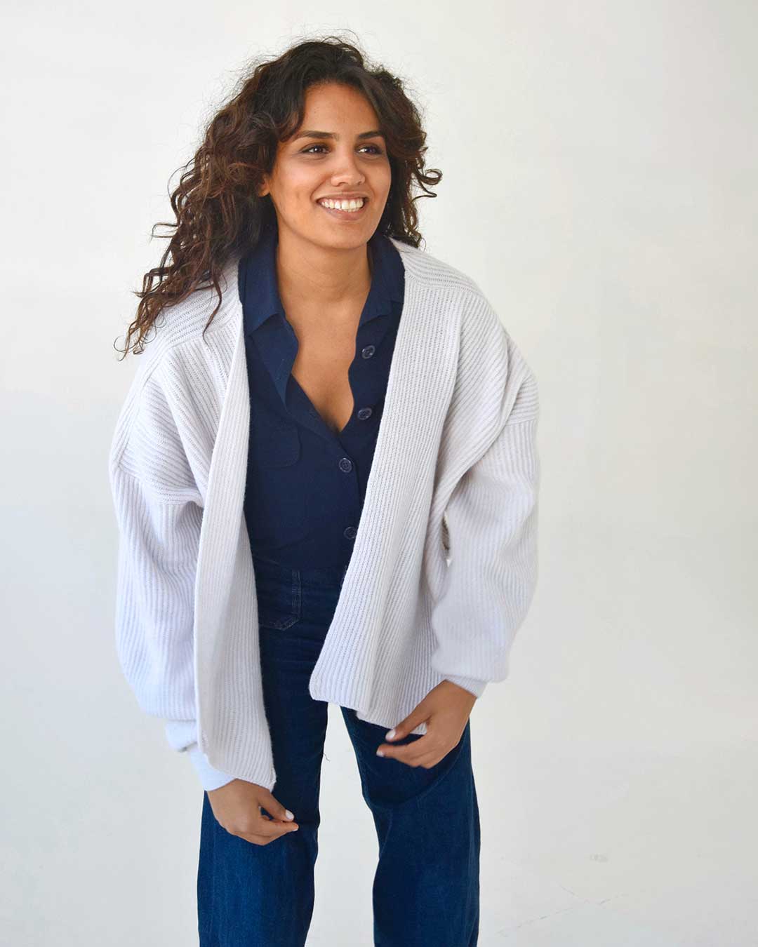 Wool and cashmere blend knitwear