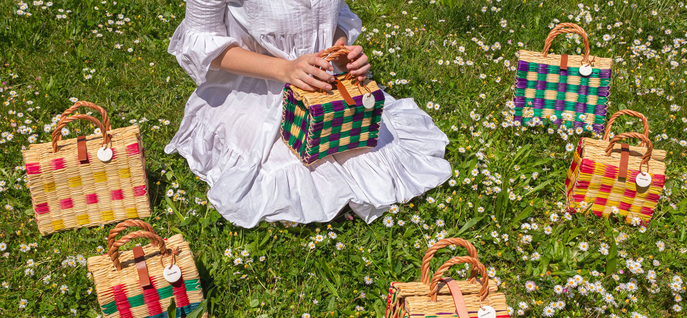 Picnic Season - Summer Handwoven Portuguese bags Toino Abel