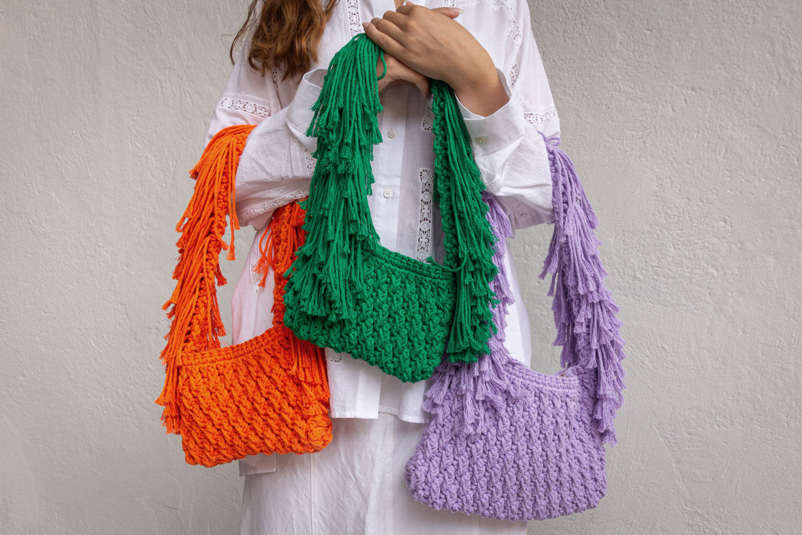 crochet handmade bags - TA-DAAN