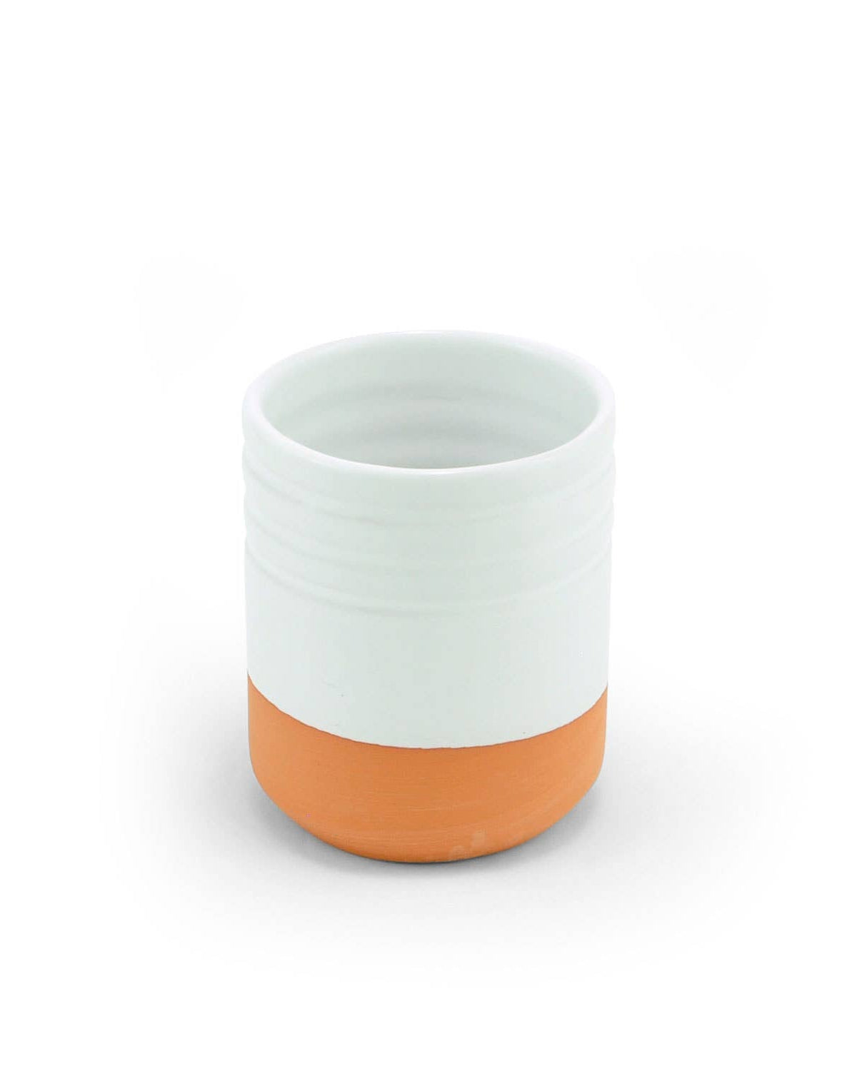 Glazed clay tumblers (set of 2)