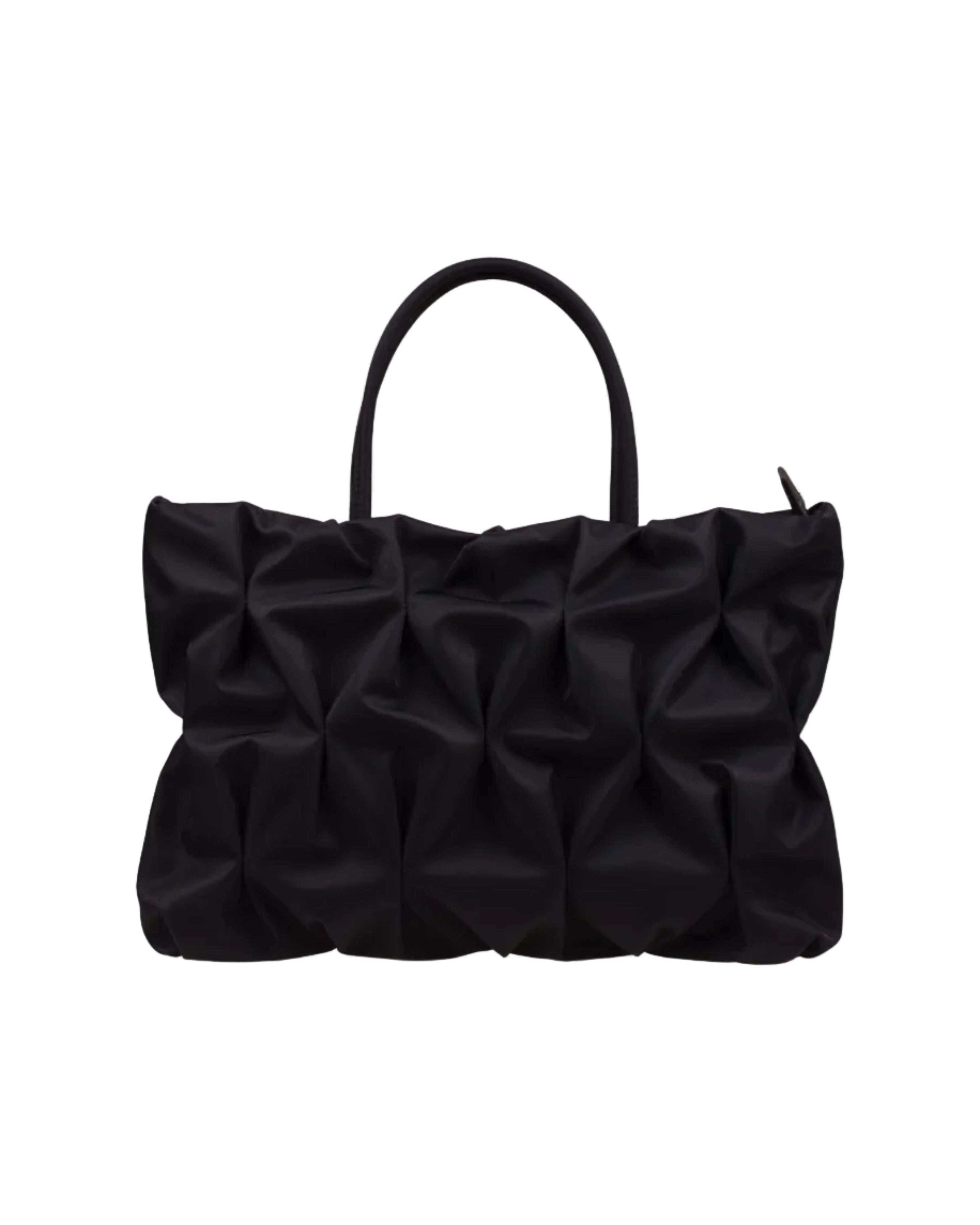 Priscilla Heritage Brown - Croc-embossed Calfskin Top Handle Bag