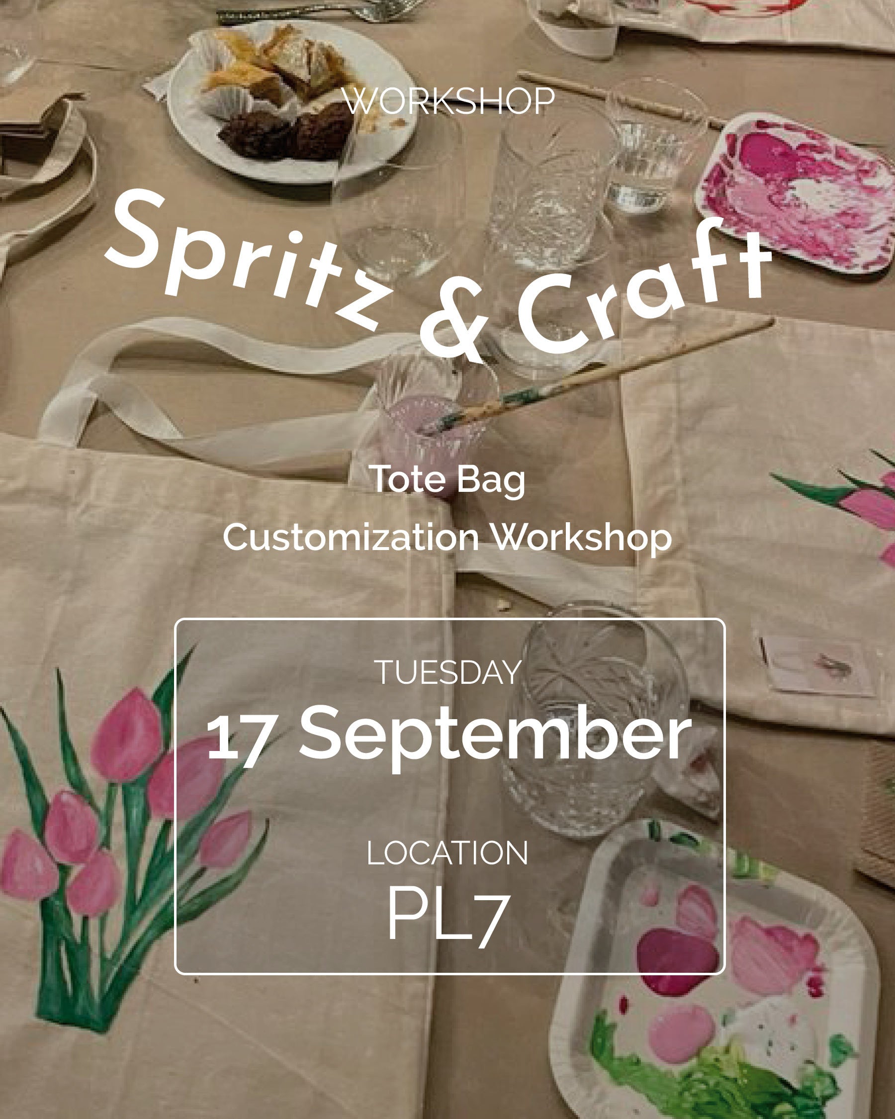 Spritz & Craft - Tote bag customization workshop