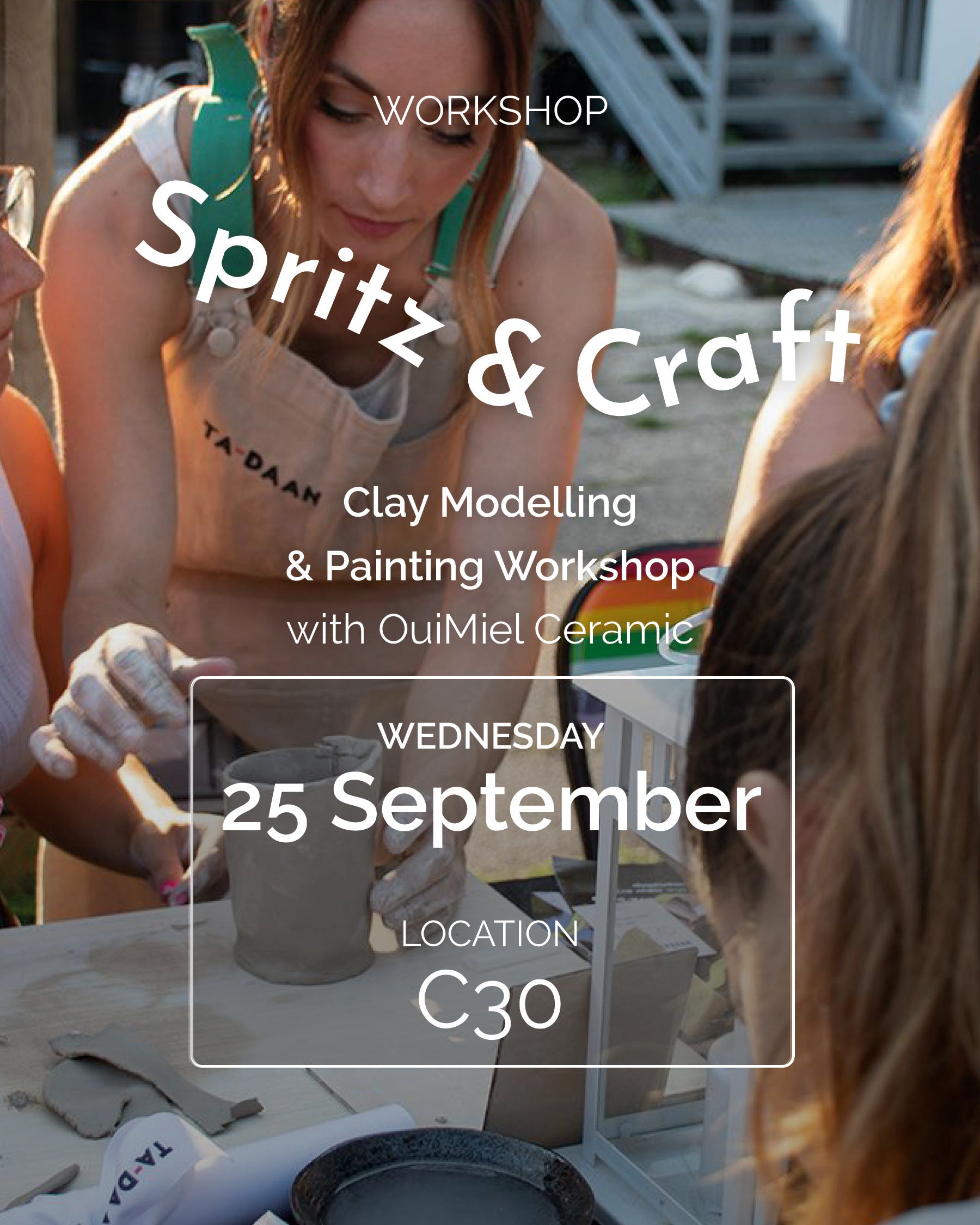 Spritz & Craft - Clay modelling & painting workshop