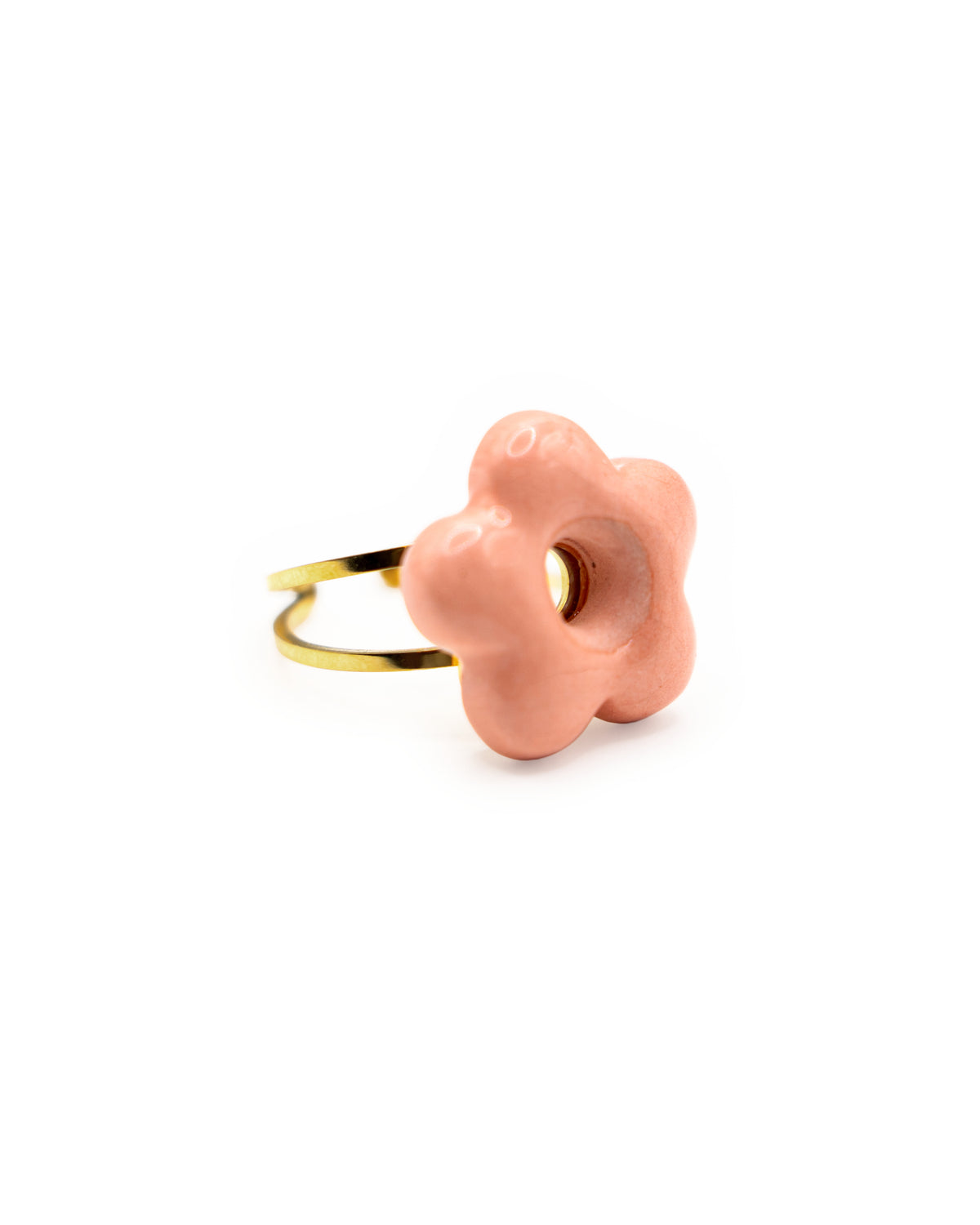 Big Gold Flower Ring