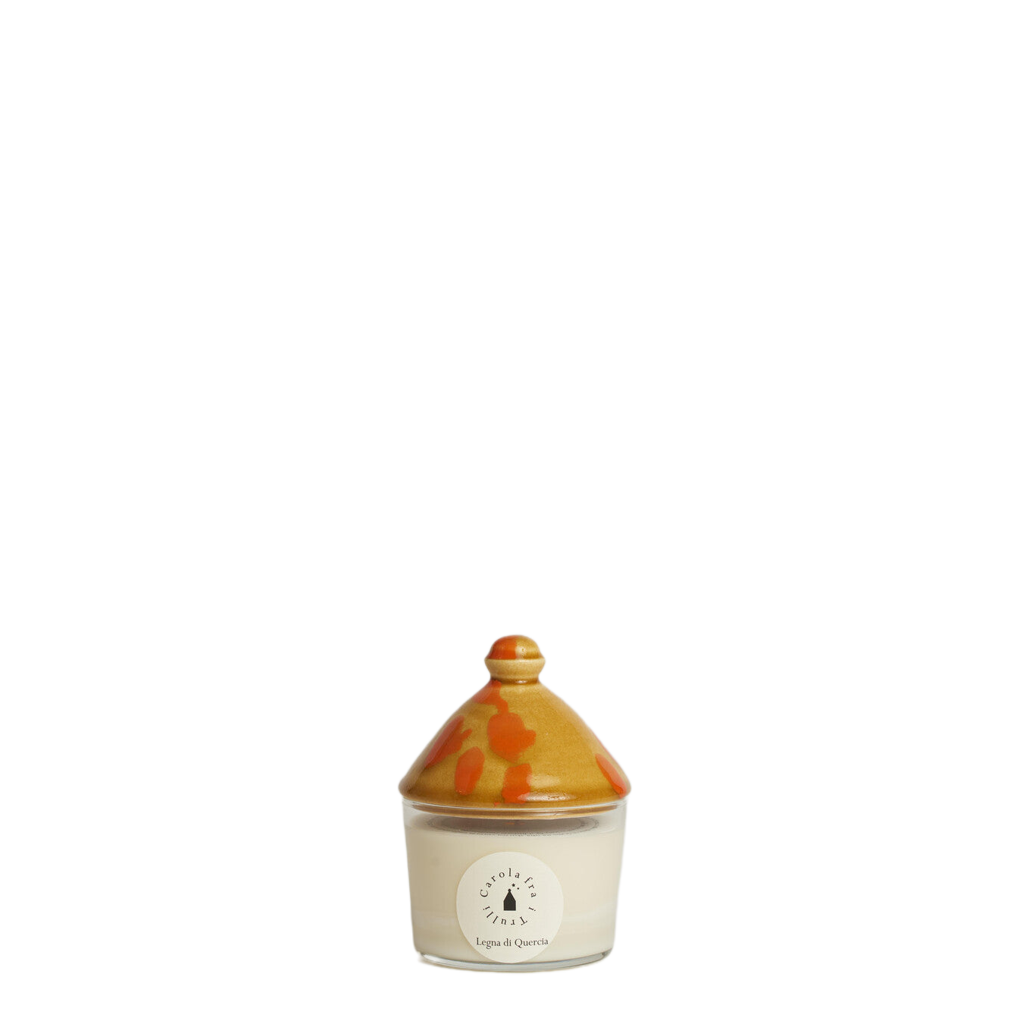 Legna di Quercia - Trullino Candle with ceramic lid