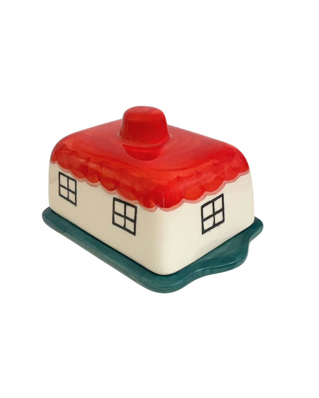 La petite maison' ceramic Butter dish