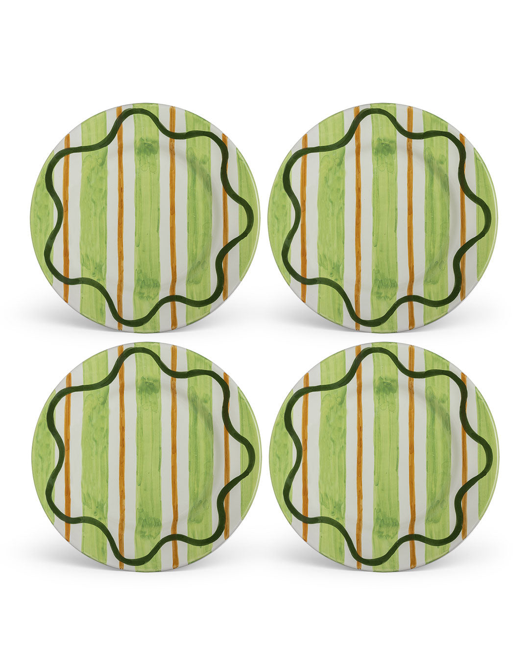 Artisanal Plate handcrafted handpainted handmade kitchenware tableware