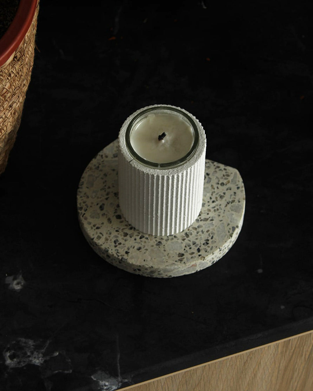 Arch Concrete Candle Holder