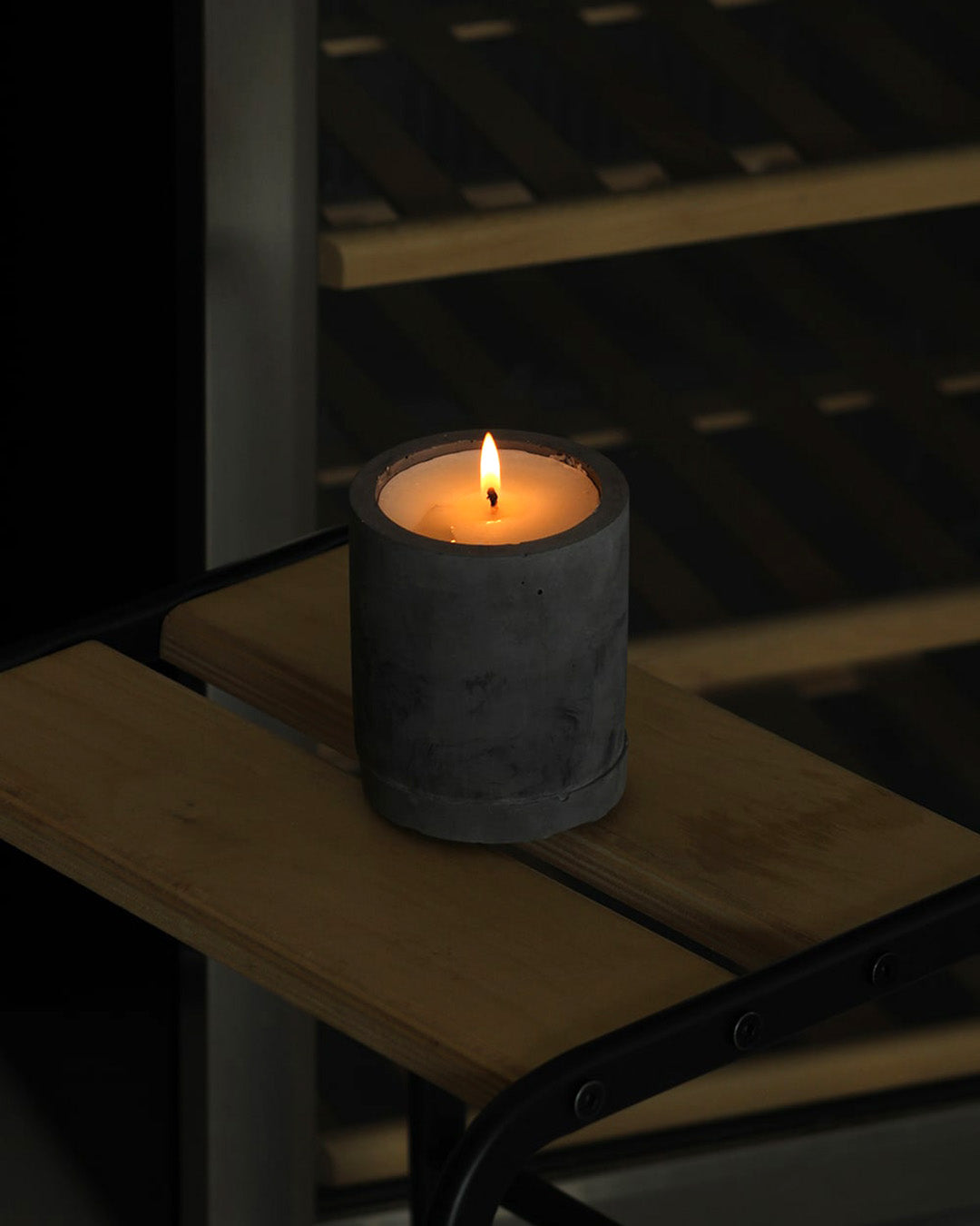 Scented Concrete Candle