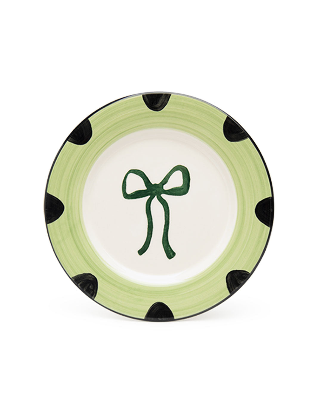 Piatto da dessert a fiocco - Verde