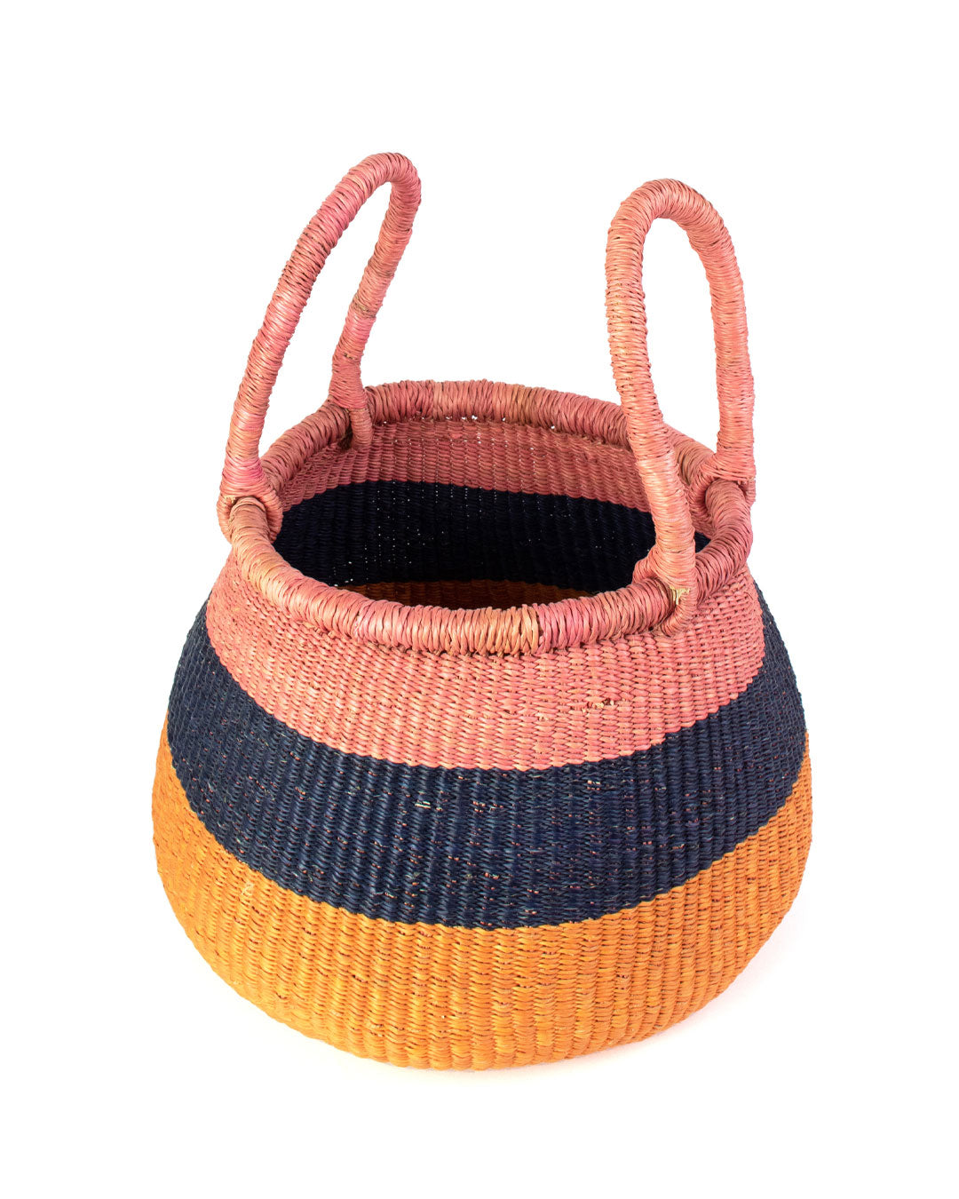 Bolo Colour Block Basket With Handles Aketekete