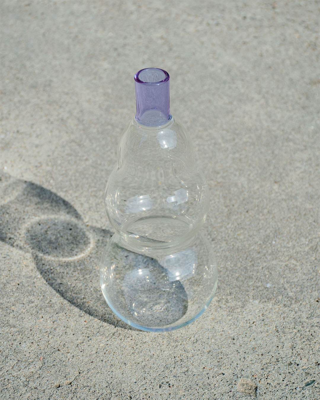 Handmade blown glass bottle - Alex Frosum