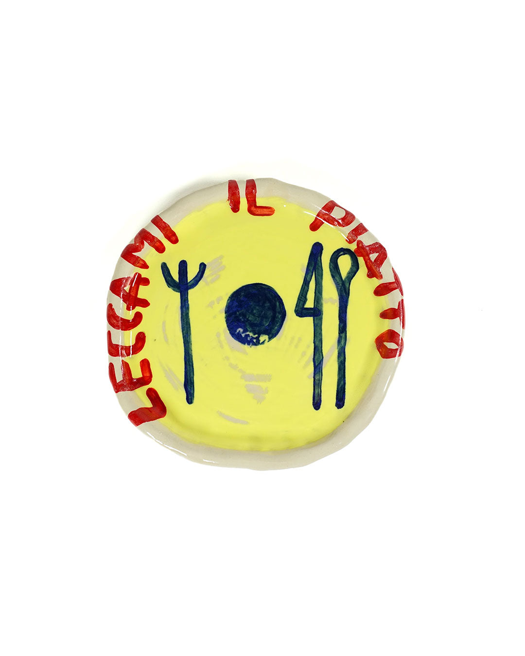 "Leccami il piatto" plate