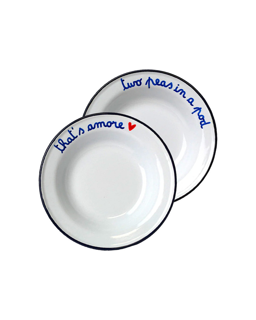 You & Me | Enamel deep plate bundle