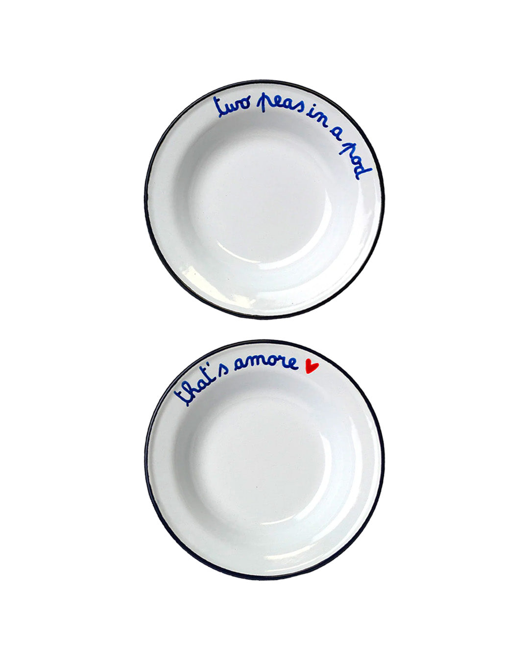 You & Me | Enamel deep plate bundle